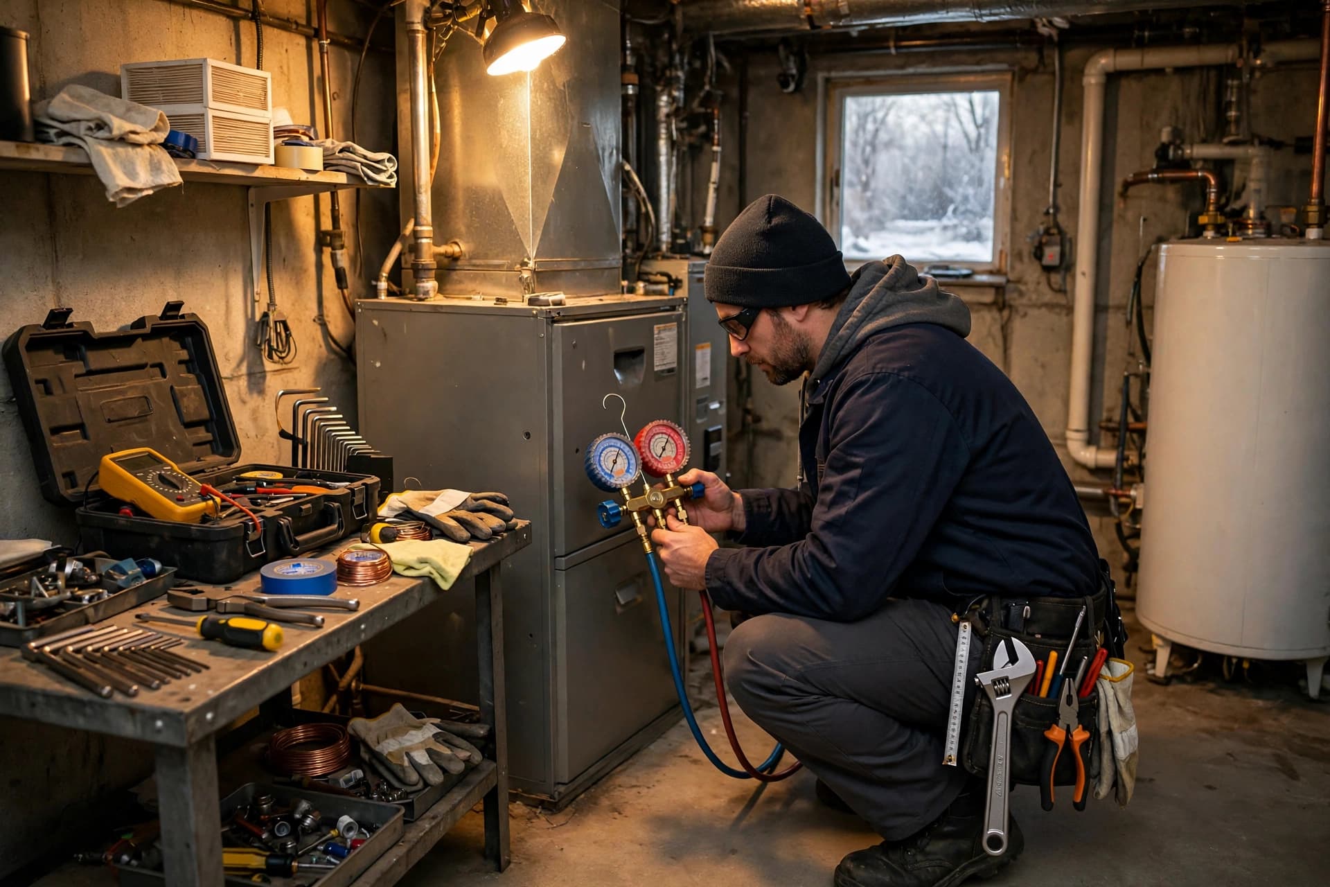 Furnace maintenance check ahead of winter heating season