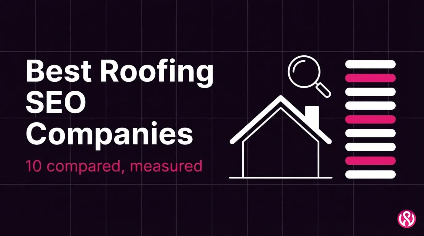 Best roofing SEO companies guide cover with ten agencies compared and measured