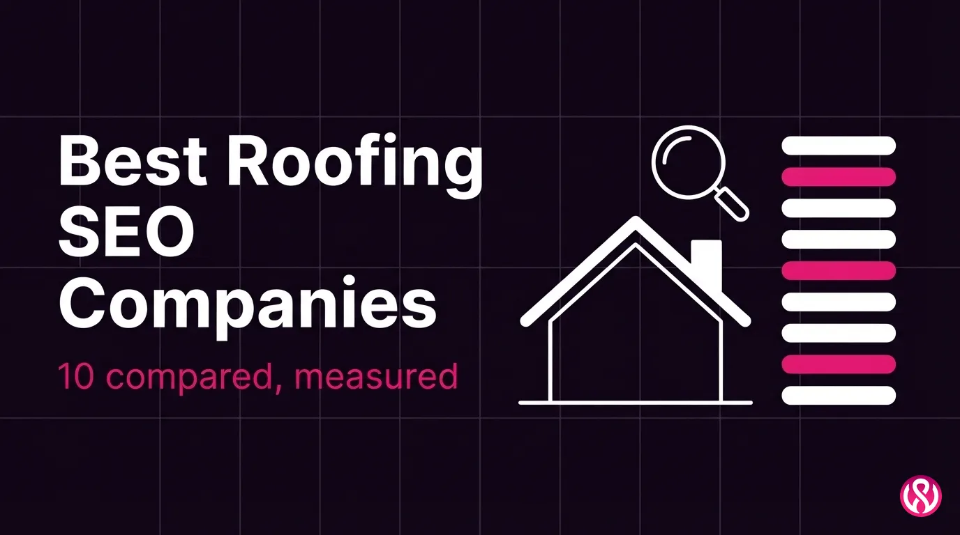 Best roofing SEO companies guide cover with ten agencies compared and measured