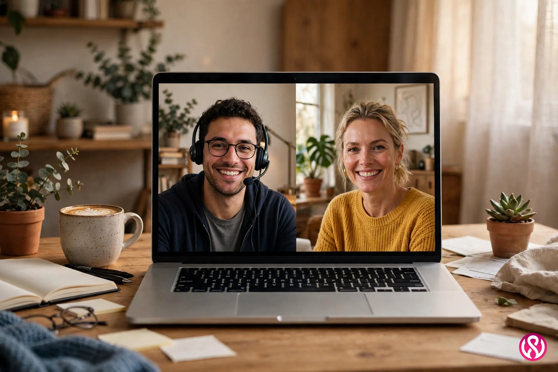 A video discovery call between the developer and a Charlotte client, how remote projects run